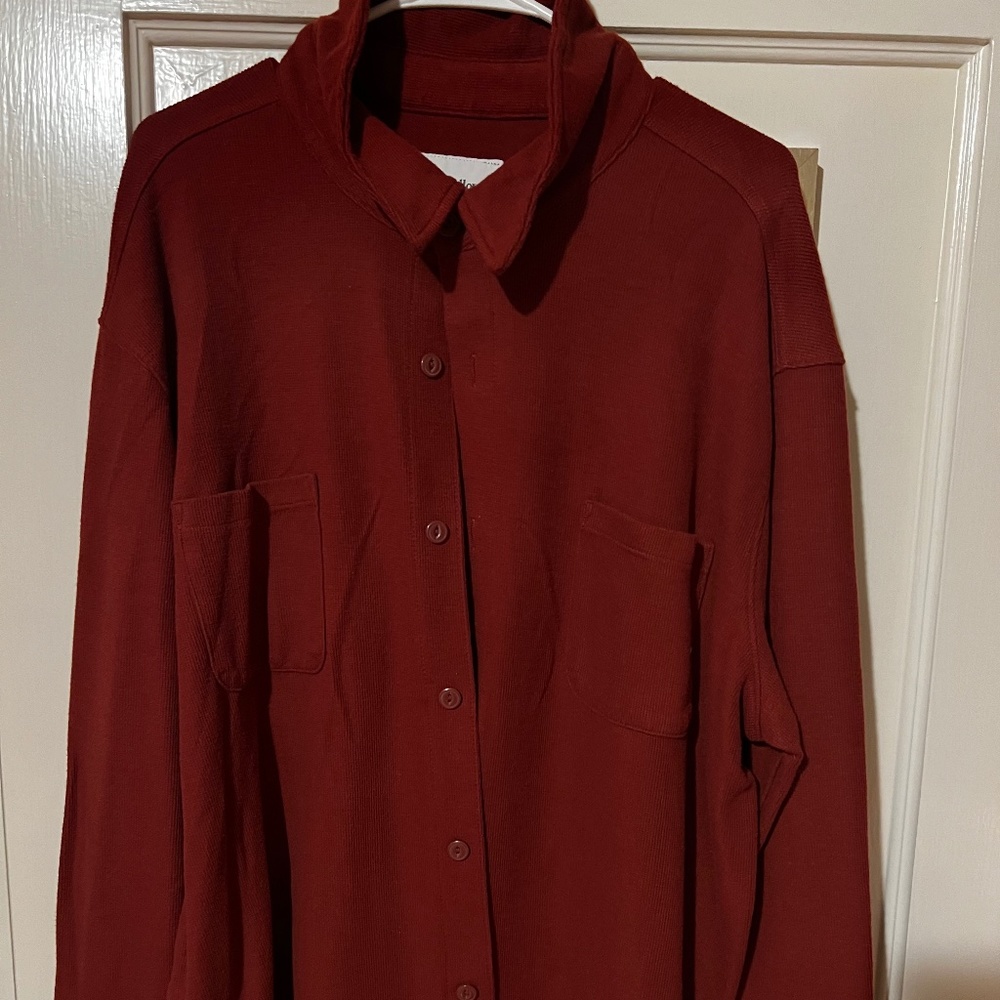 Auburn Button Up Men’s Sweater Shirt